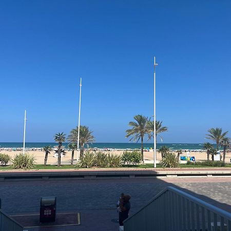 Apartamento 1ª Linea De Playa - Con Piscina Y Parking Playa de Gandia Bagian luar foto