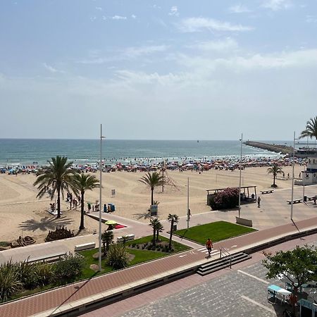 Apartamento 1ª Linea De Playa - Con Piscina Y Parking Playa de Gandia Bagian luar foto