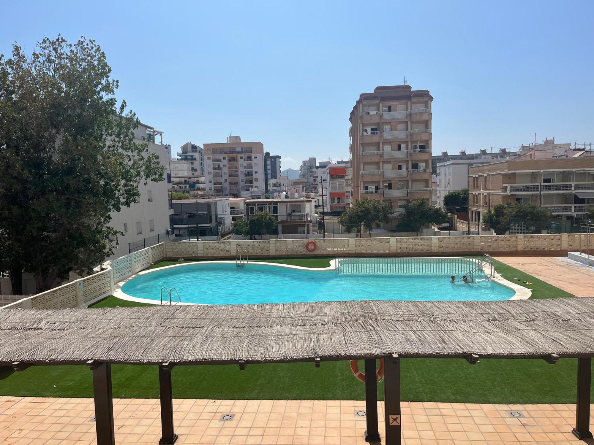 Apartamento 1ª Linea De Playa - Con Piscina Y Parking Playa de Gandia Bagian luar foto